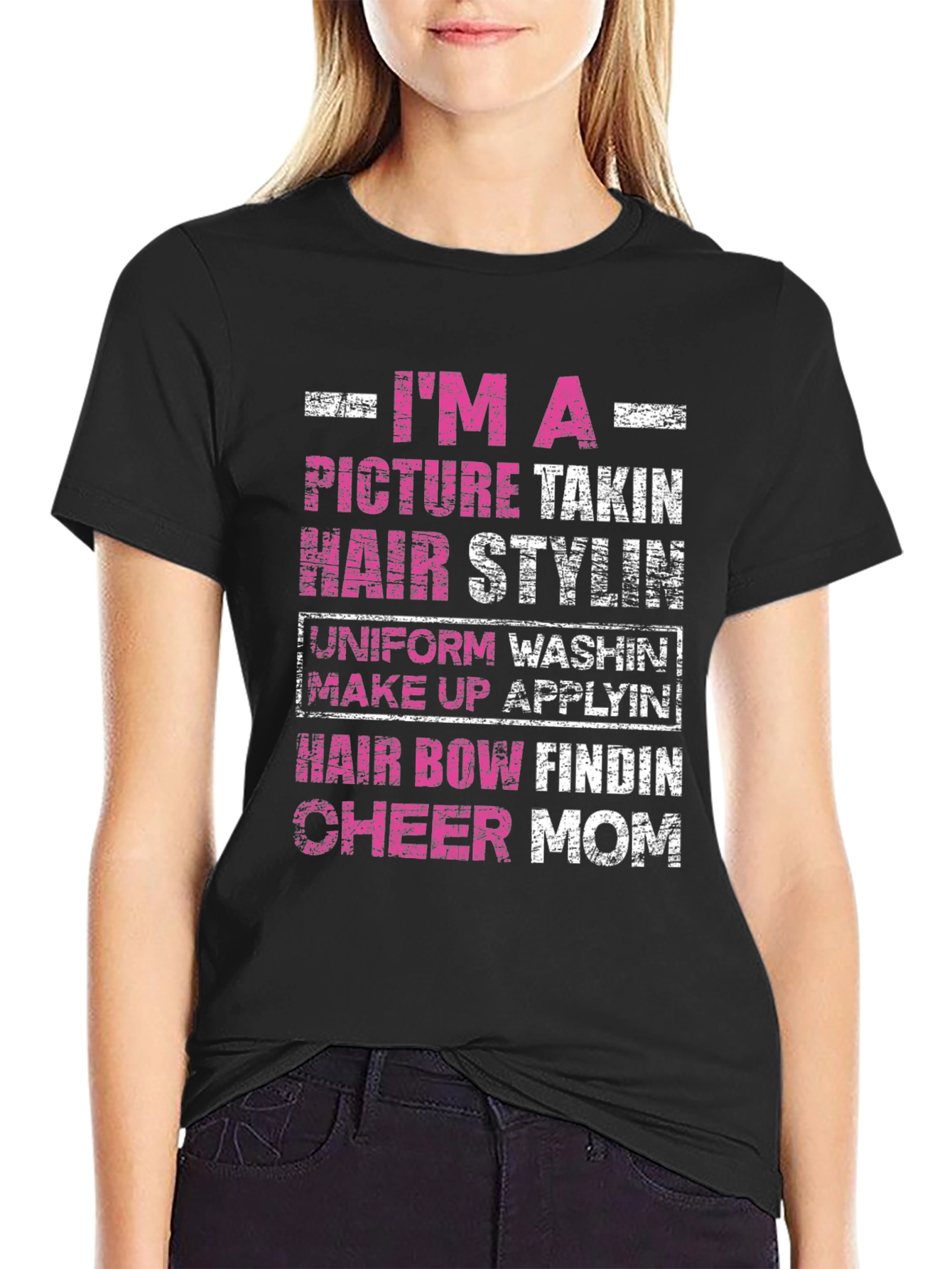 Cheer Mom T-Shirt - Picture Taker Hair Stylist