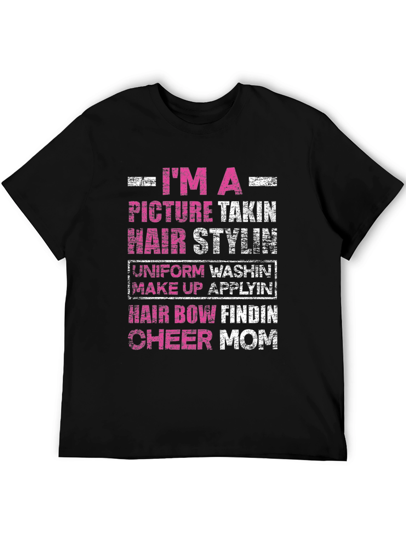 Cheer Mom T-Shirt - Picture Taker Hair Stylist