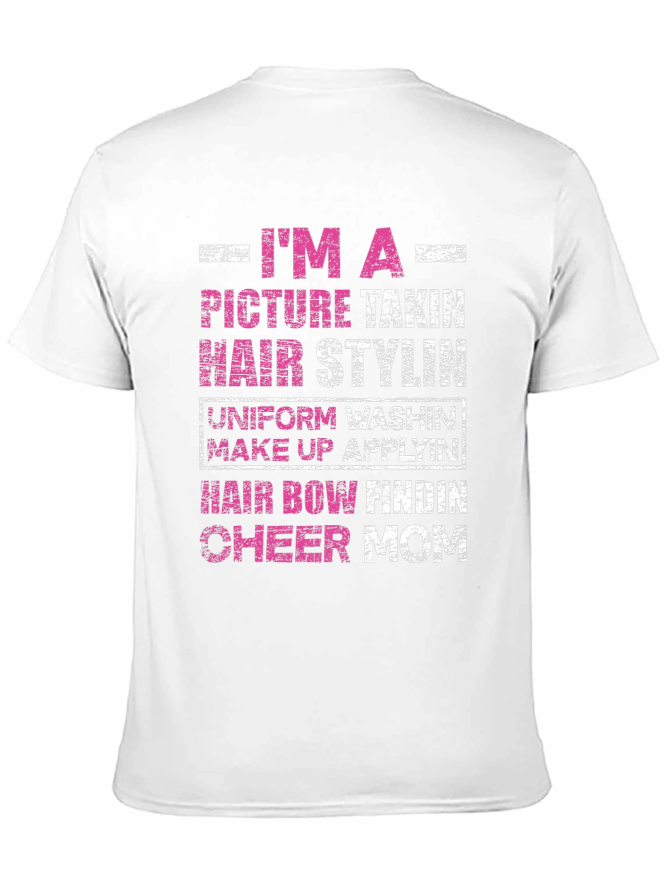 Cheer Mom T-Shirt - Picture Taker Hair Stylist