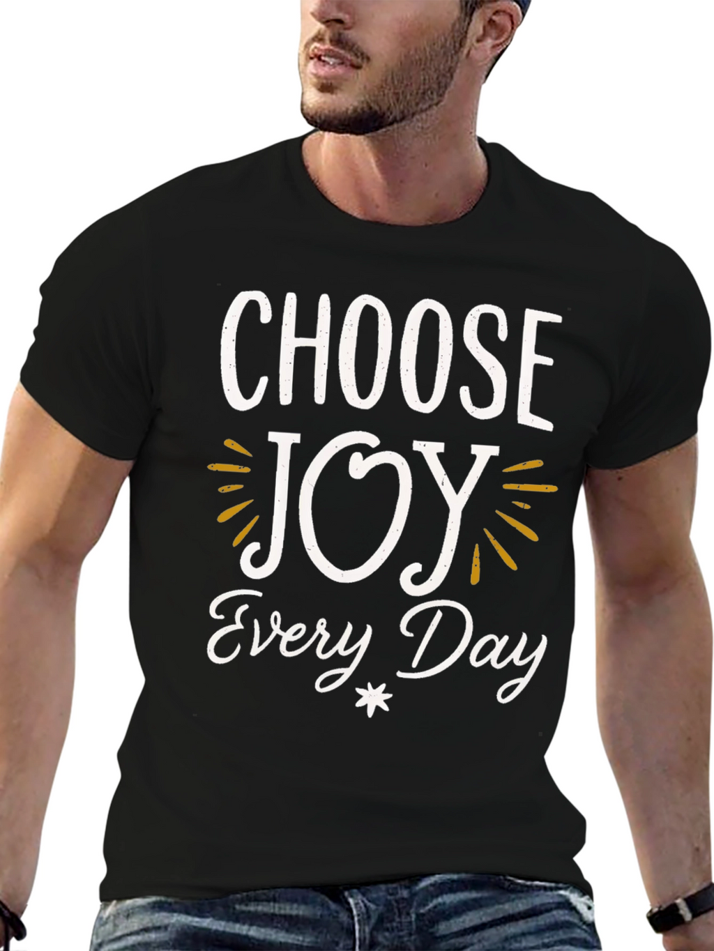 Choose Joy Every Day T-Shirt - Inspiring Graphic Tee
