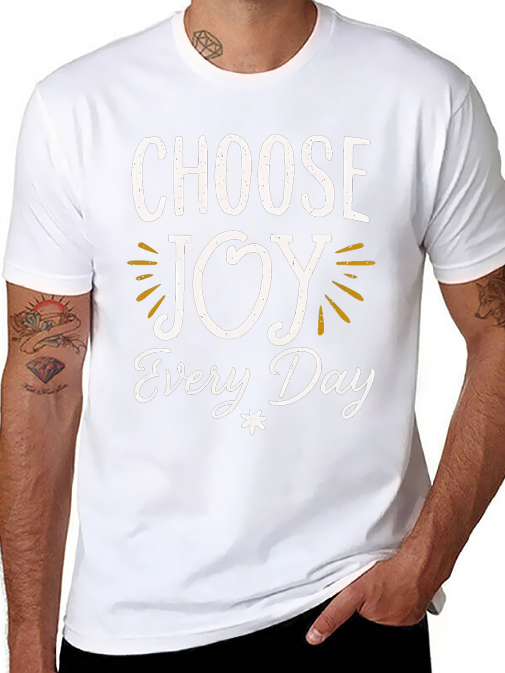 Choose Joy Every Day T-Shirt - Inspiring Graphic Tee