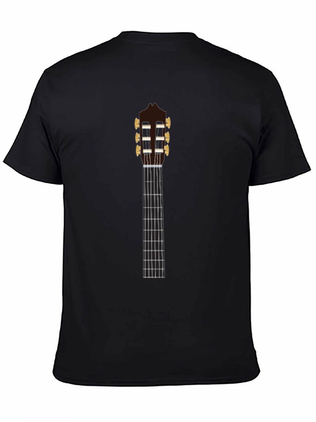 Guitar Fretboard Graphic Tee - Black