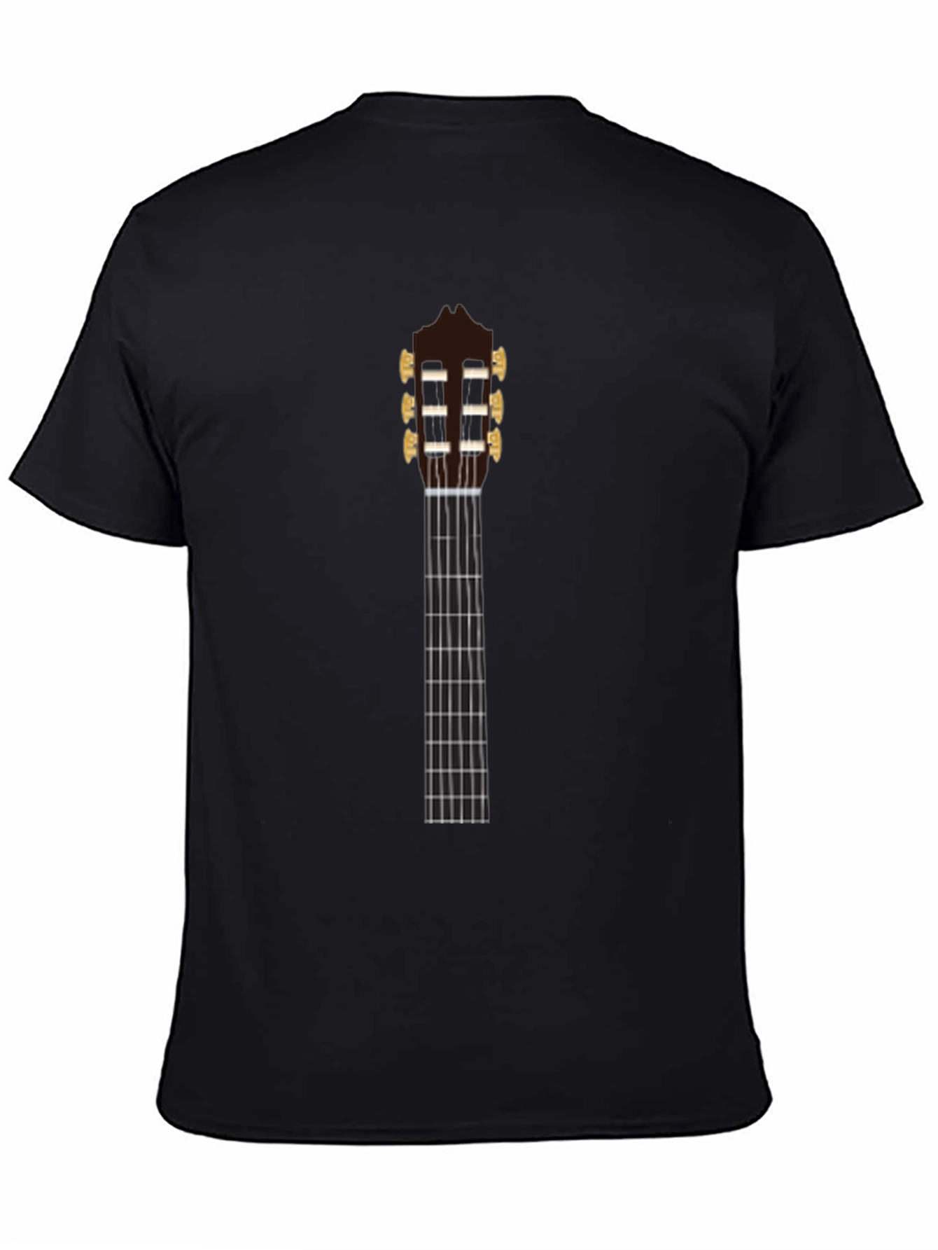 Guitar Fretboard Graphic Tee - Black