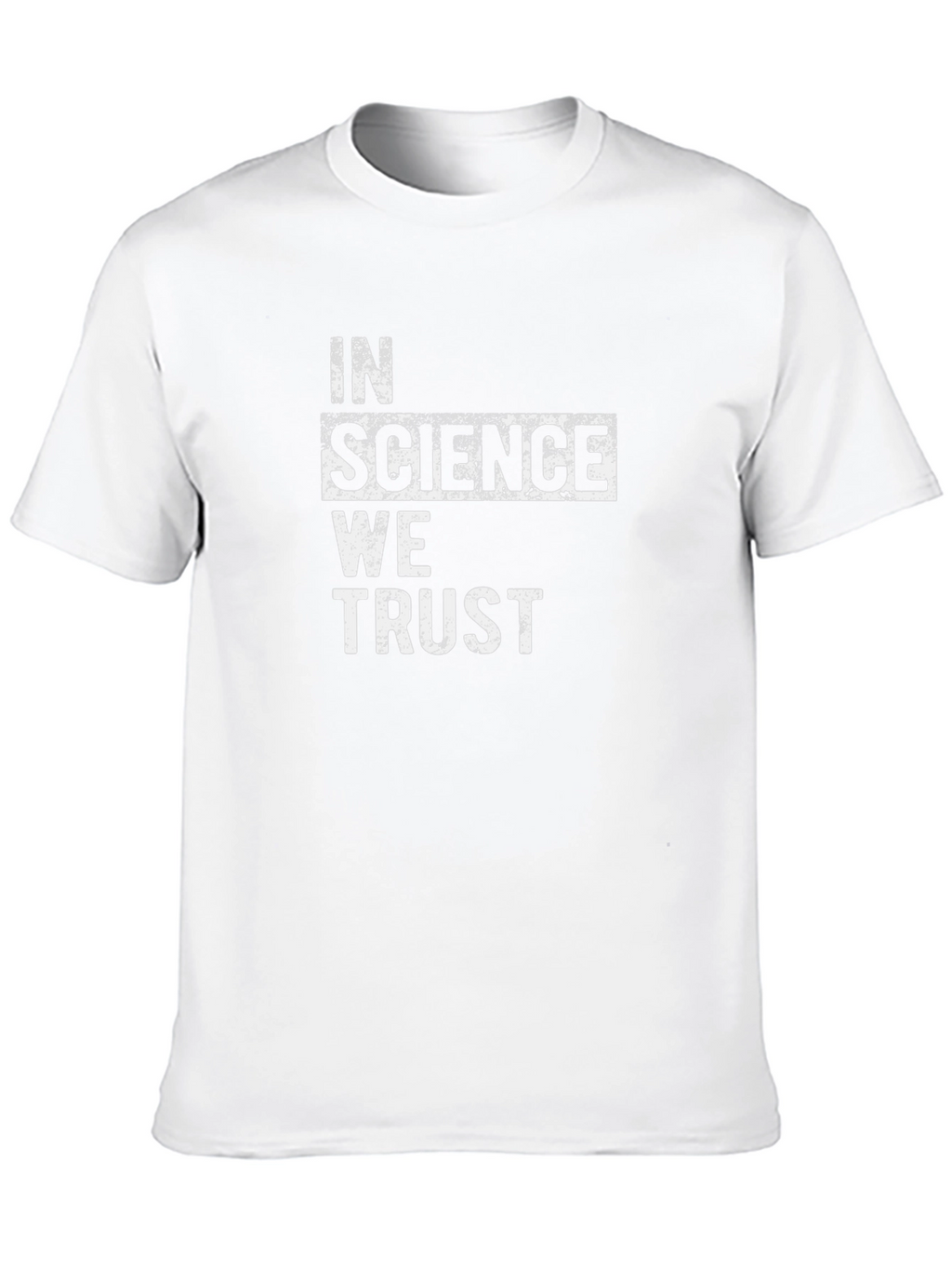 In Science We Trust Graphic Tee - Black