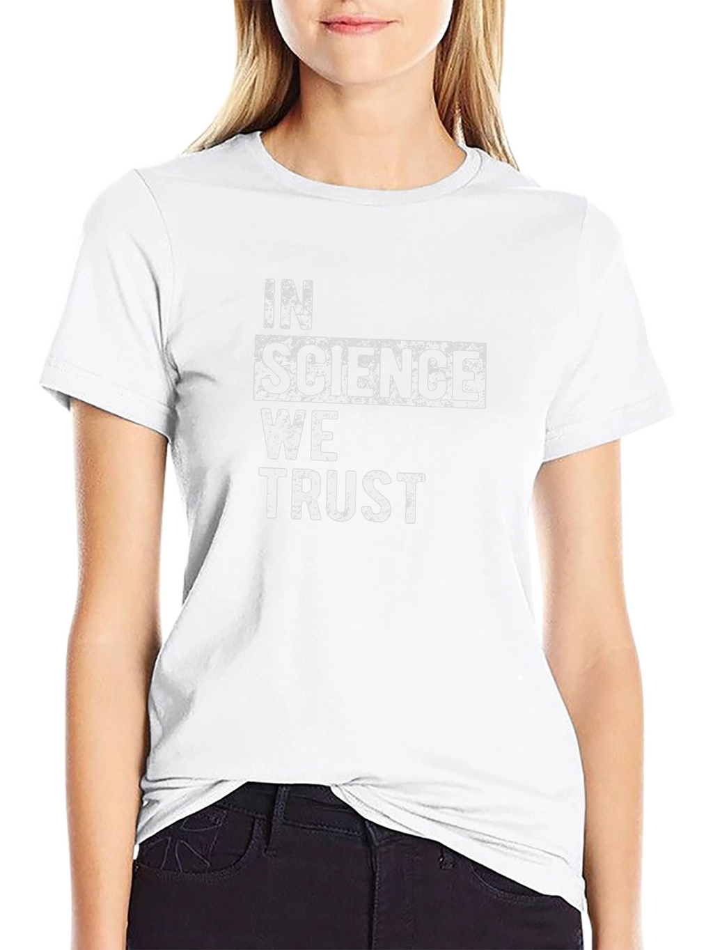 In Science We Trust Graphic Tee - Black