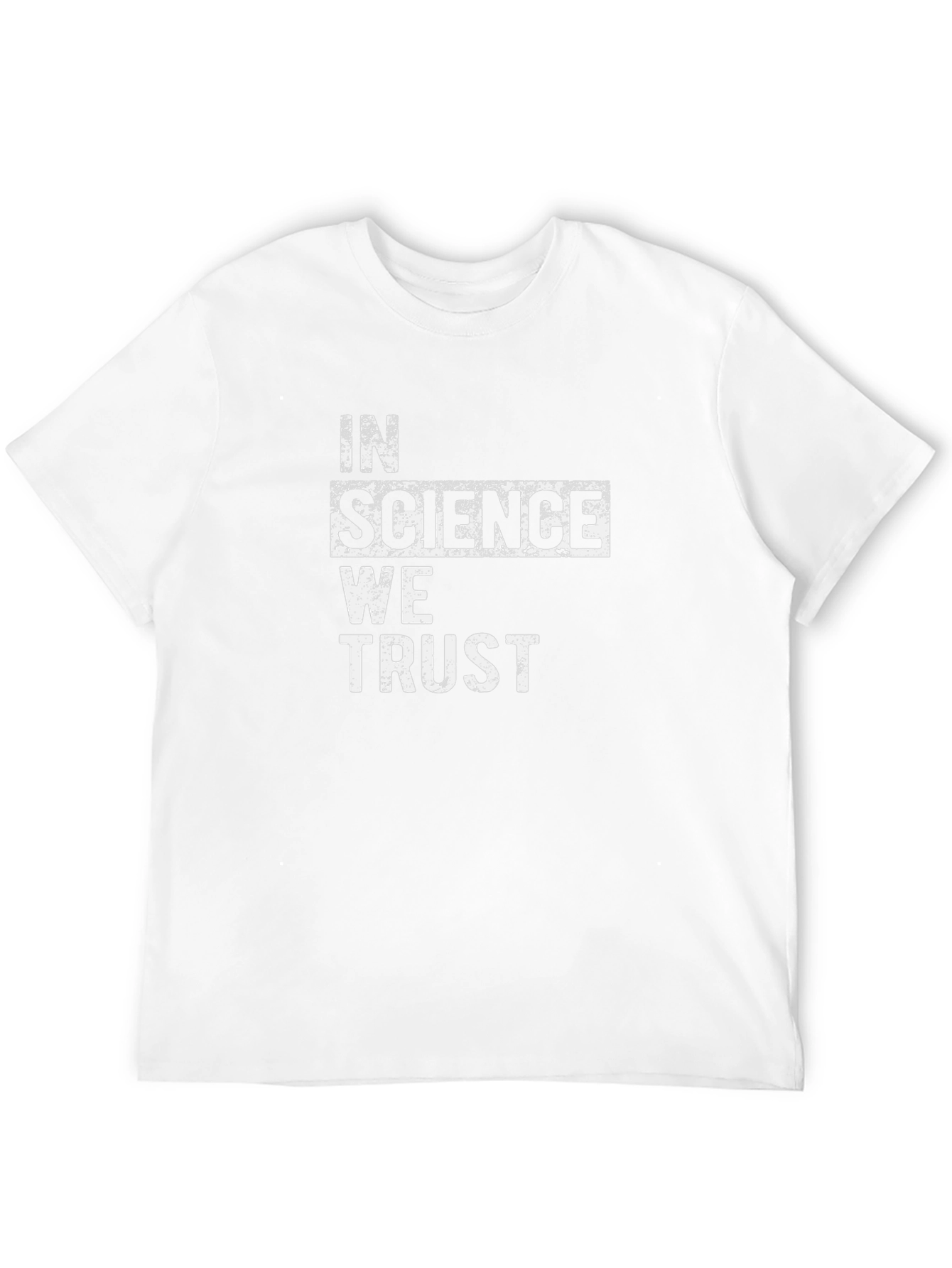 In Science We Trust Graphic Tee - Black