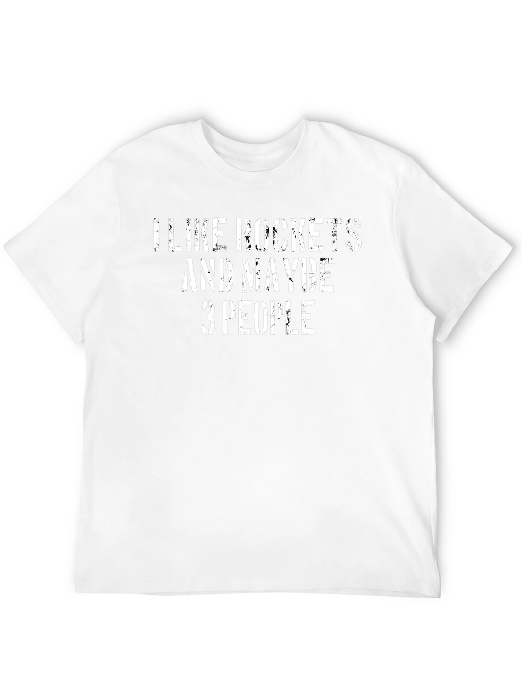Rockets & People Graphic T-Shirt - Black
