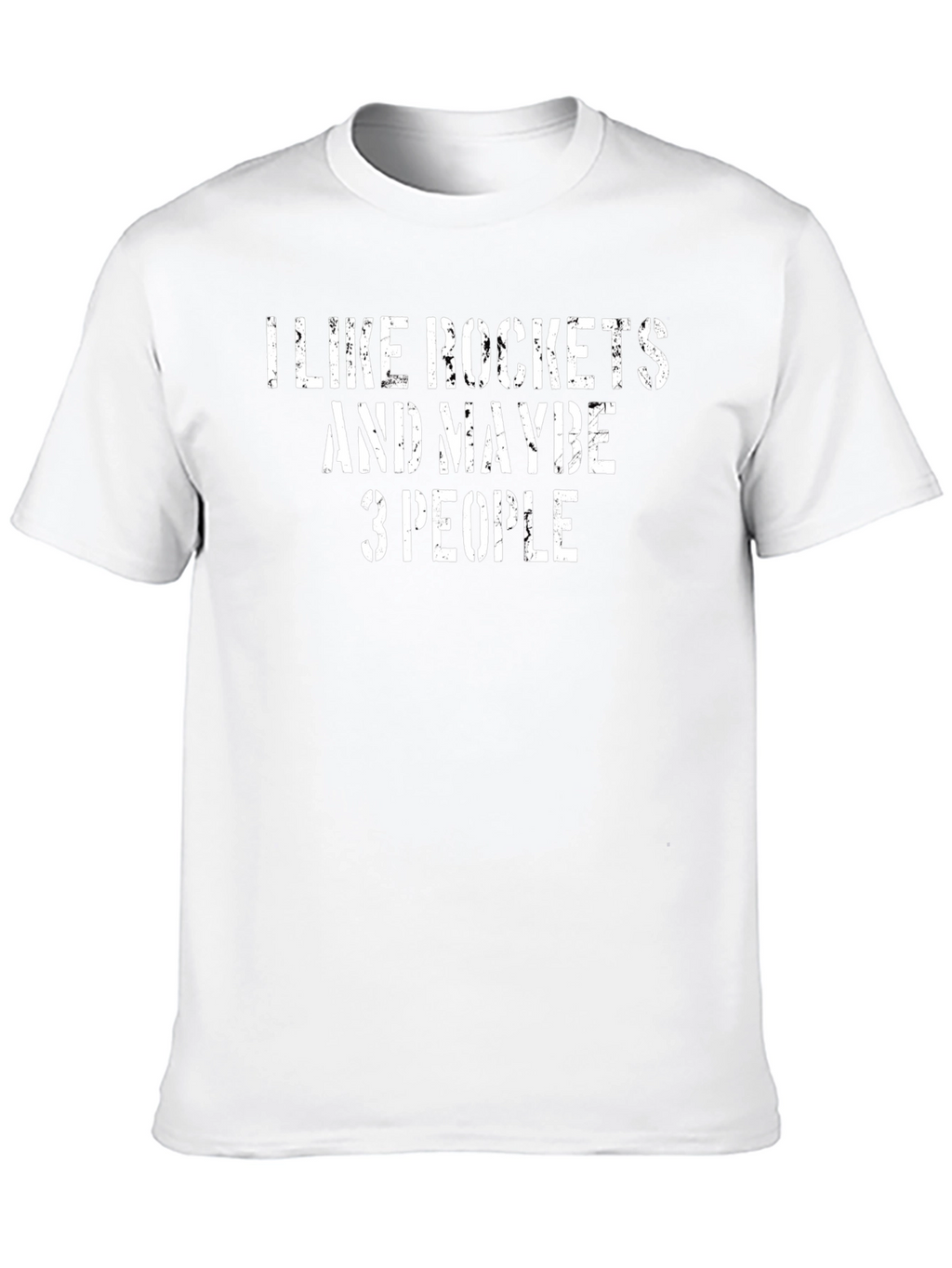 Rockets & People Graphic T-Shirt - Black