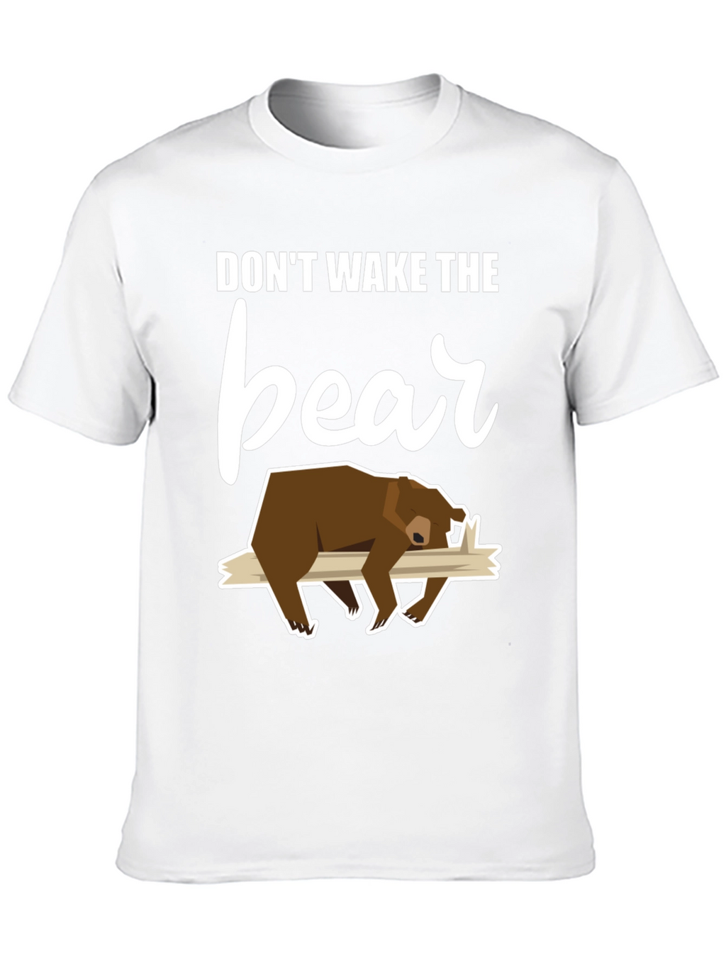 Dont Wake the Bear Graphic Tee - Black T-Shirt