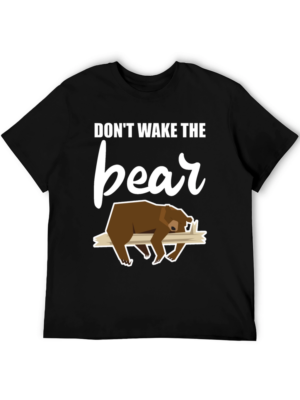 Dont Wake the Bear Graphic Tee - Black T-Shirt