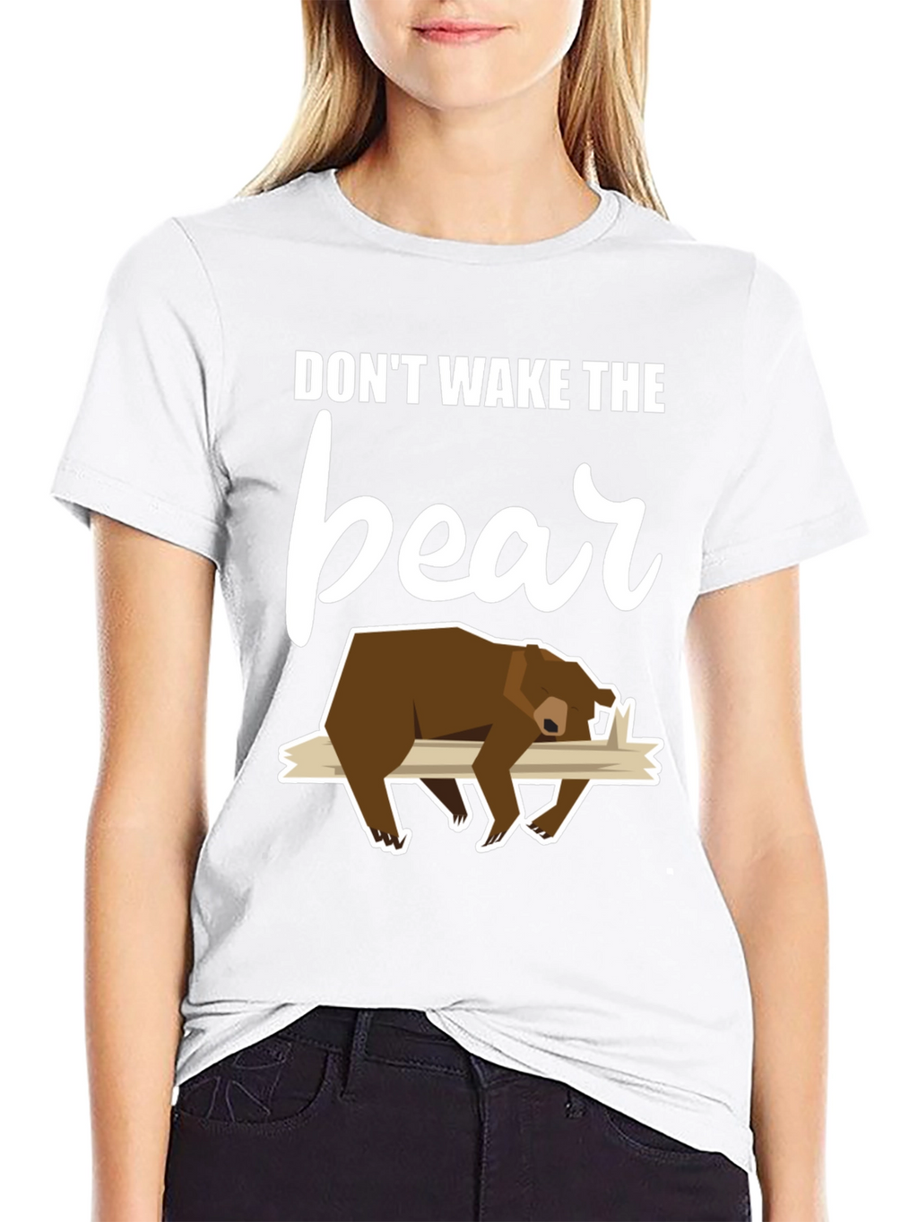 Dont Wake the Bear Graphic Tee - Black T-Shirt