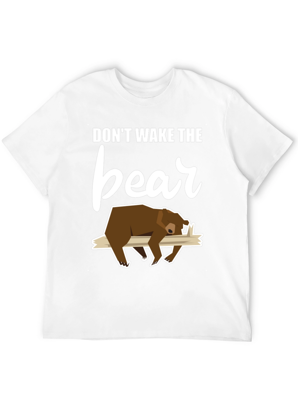 Dont Wake the Bear Graphic Tee - Black T-Shirt
