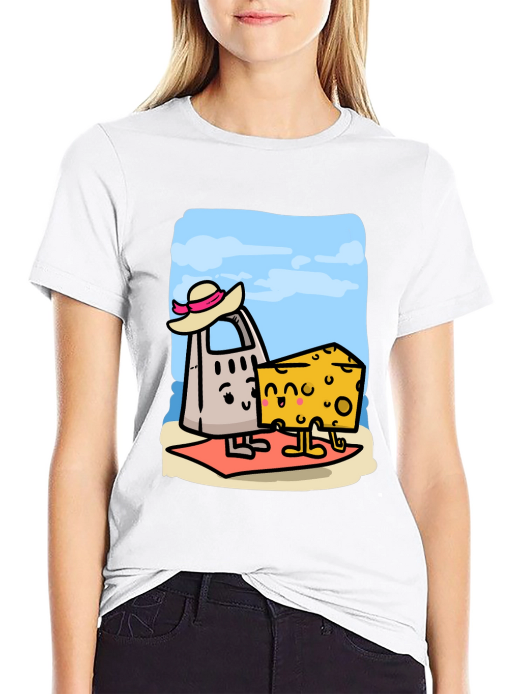Funny Cheese Grater & Cheese T-Shirt