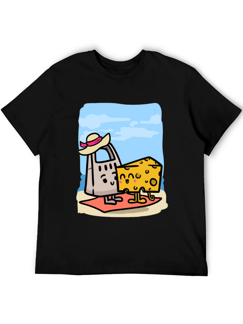 Funny Cheese Grater & Cheese T-Shirt