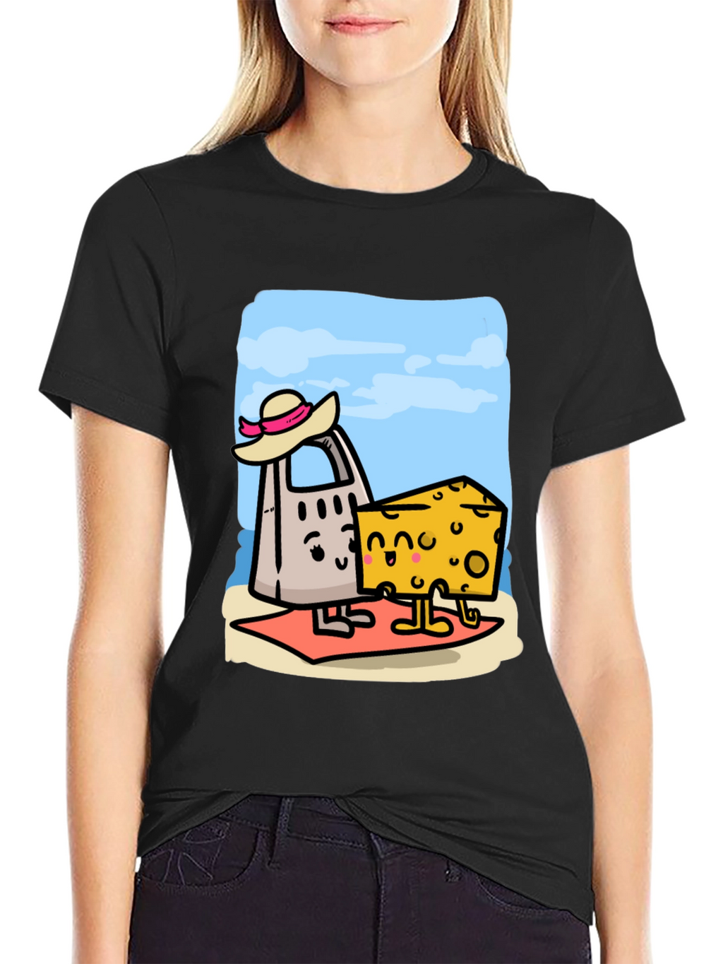 Funny Cheese Grater & Cheese T-Shirt