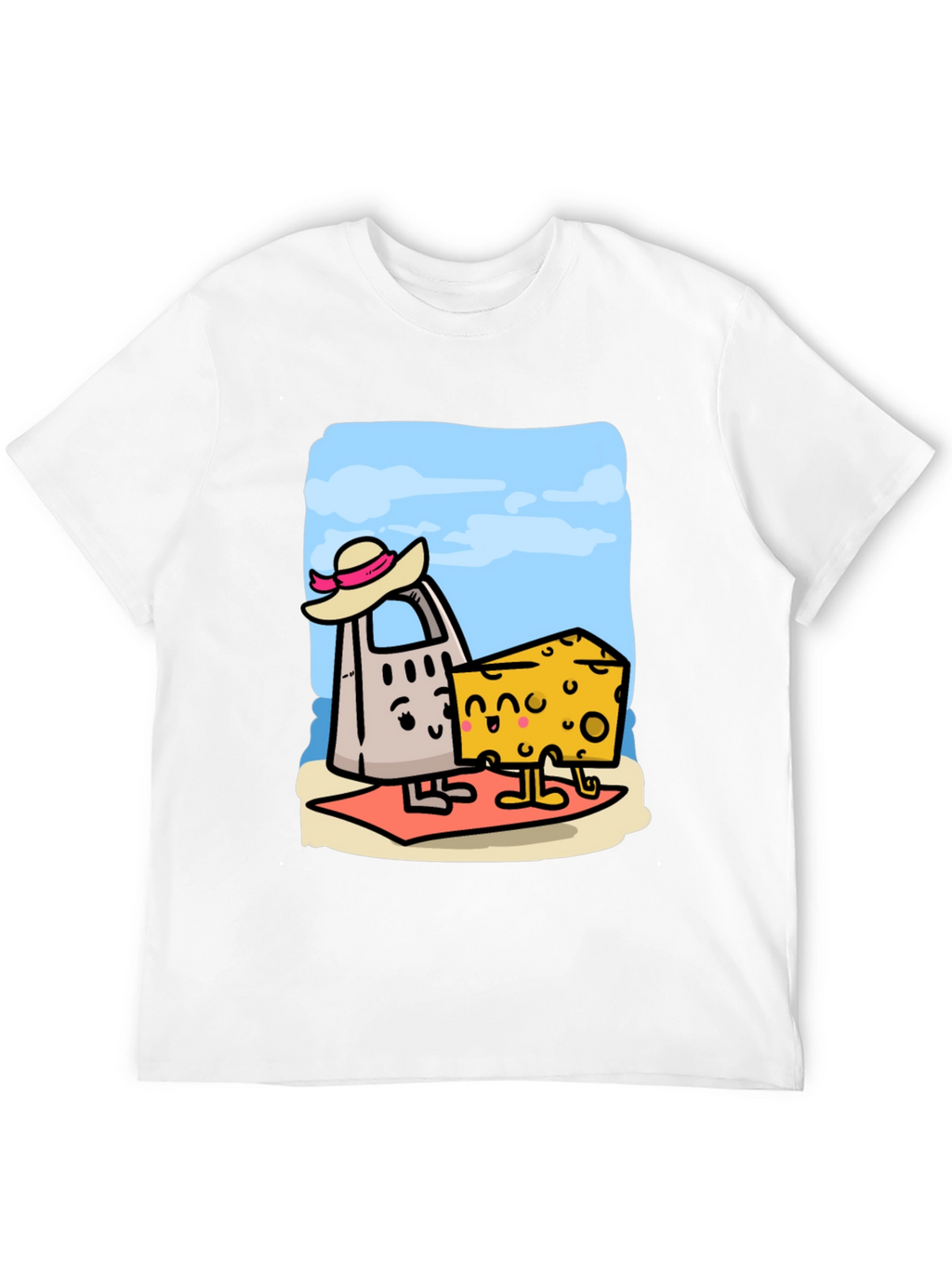 Funny Cheese Grater & Cheese T-Shirt