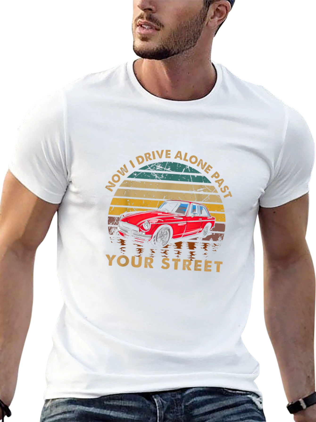Drive Alone Past Your Street Graphic T-Shirt