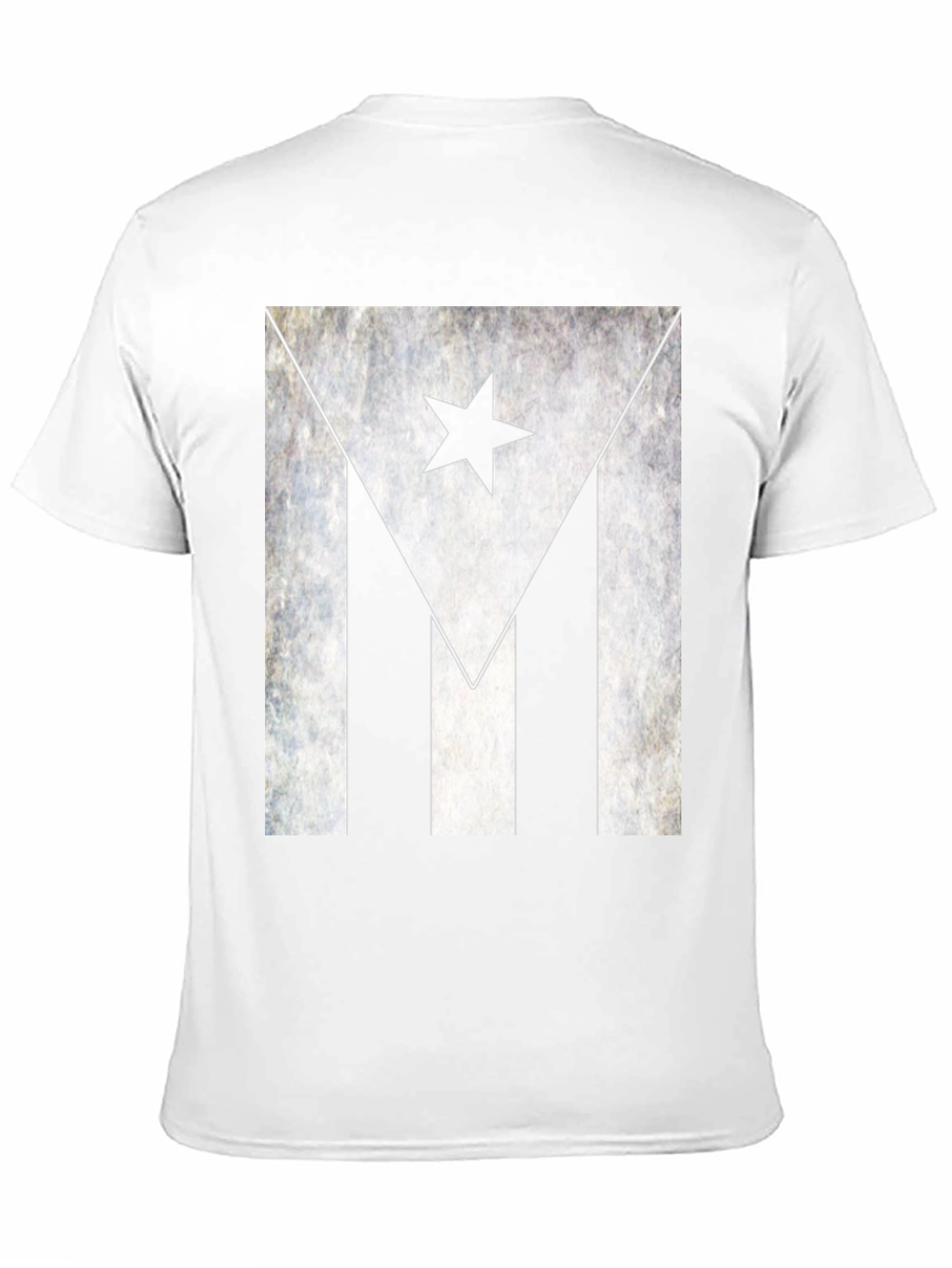 Puerto Rico Flag Distressed Graphic T-Shirt