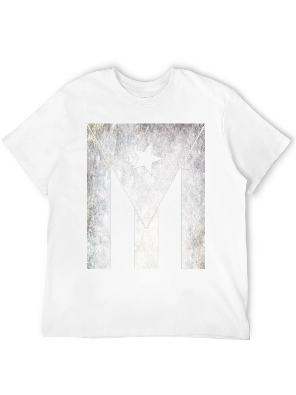Puerto Rico Flag Distressed Graphic T-Shirt
