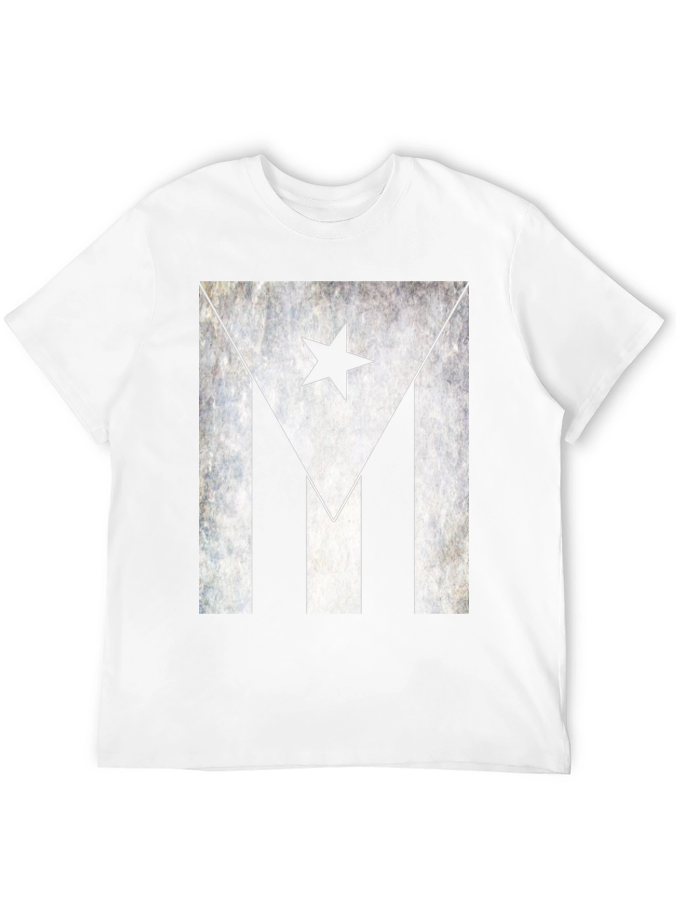 Puerto Rico Flag Distressed Graphic T-Shirt