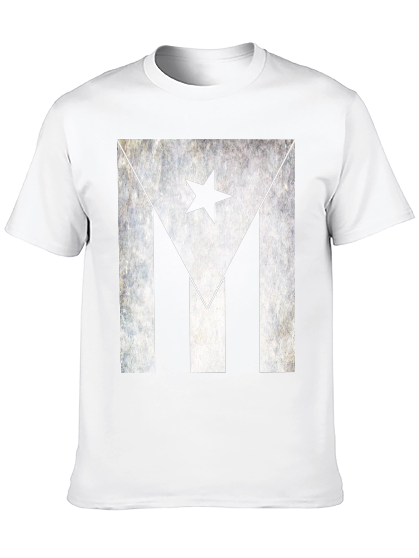 Puerto Rico Flag Distressed Graphic T-Shirt