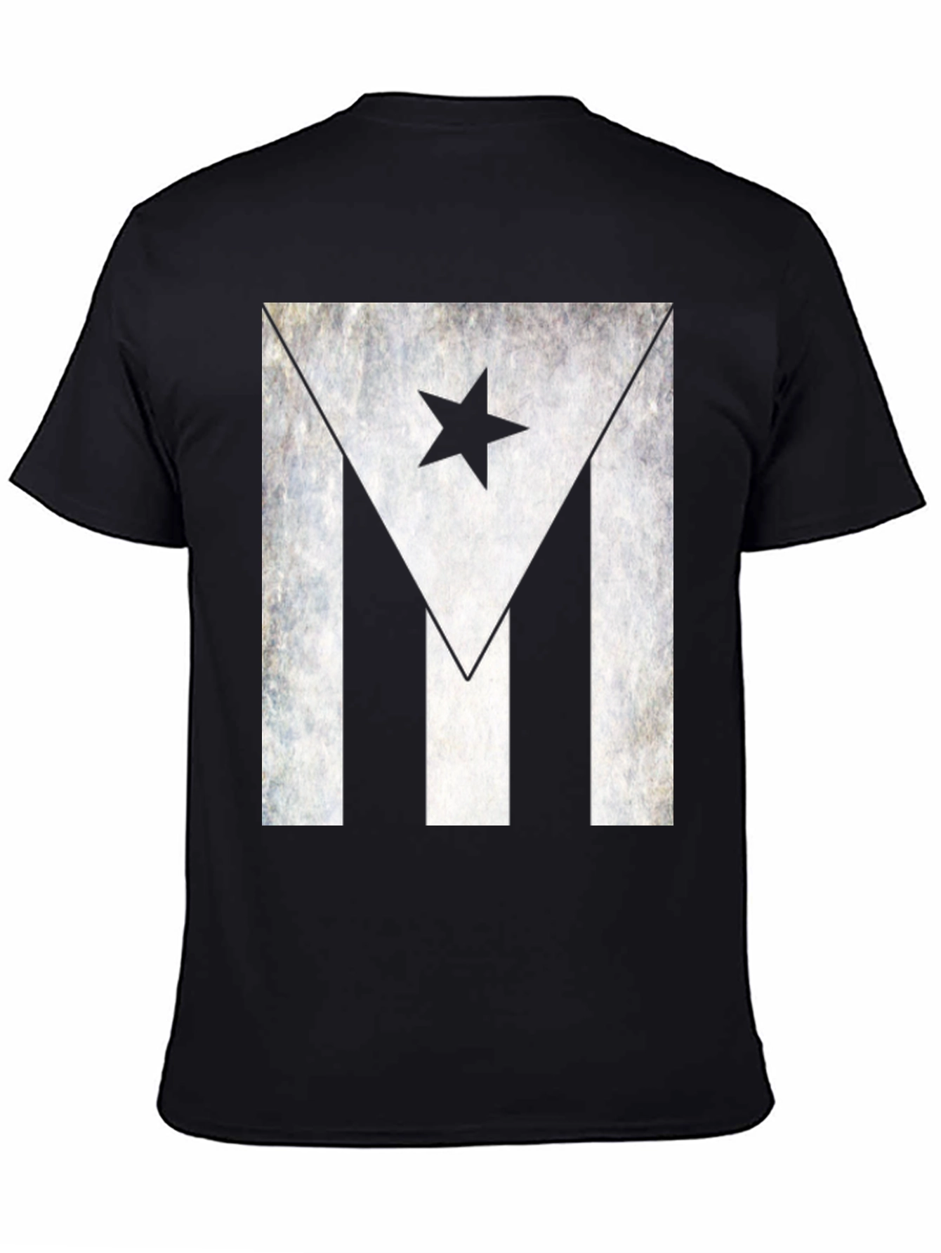 Puerto Rico Flag Distressed Graphic T-Shirt