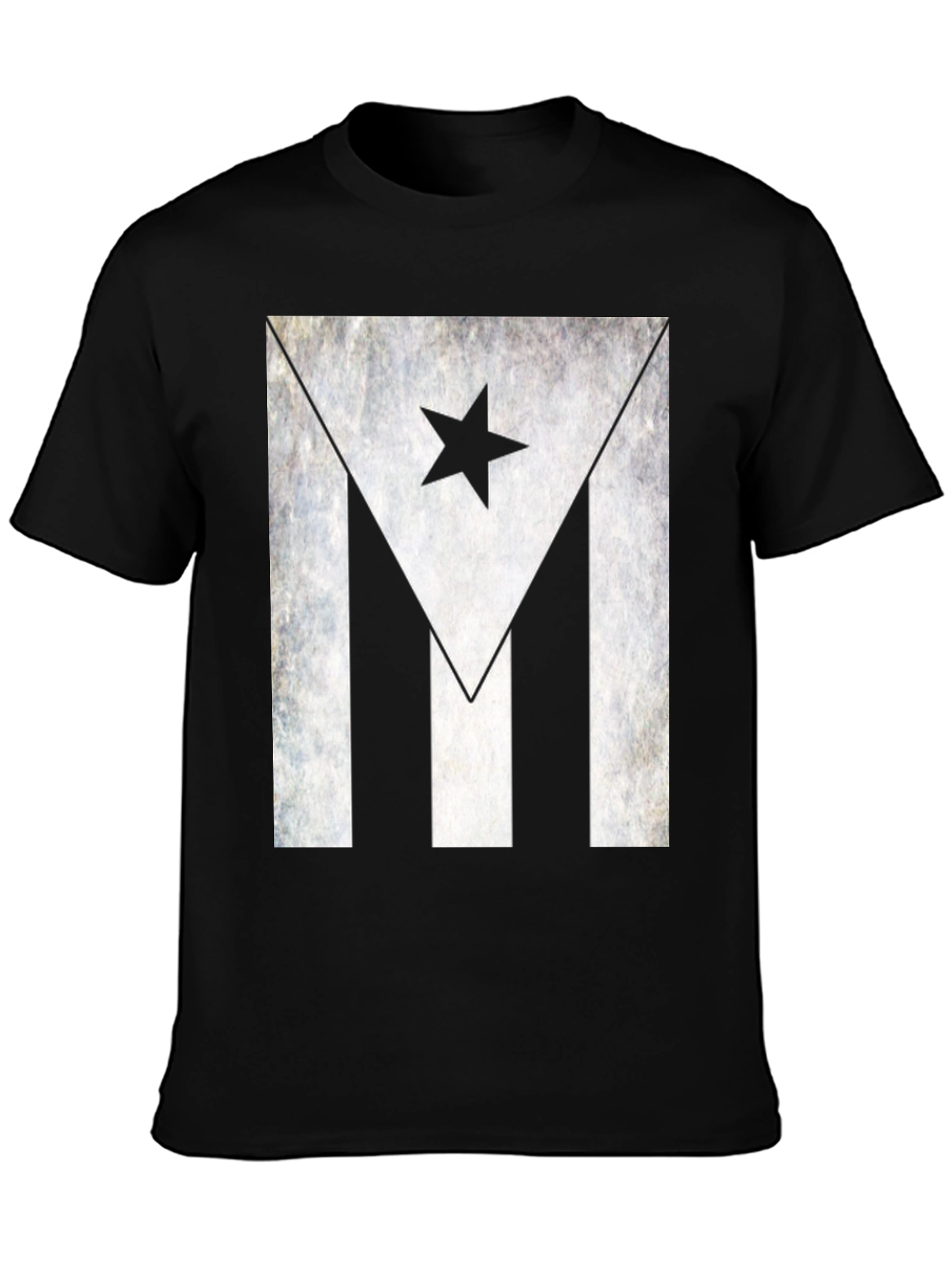 Puerto Rico Flag Distressed Graphic T-Shirt
