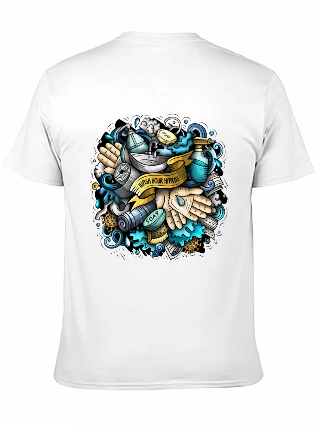 Wash Your Hands Graphic T-Shirt