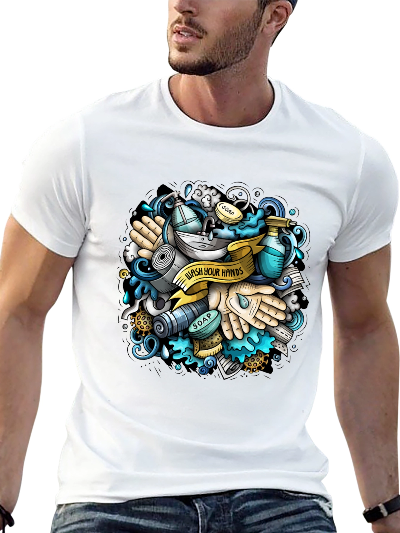 Wash Your Hands Graphic T-Shirt