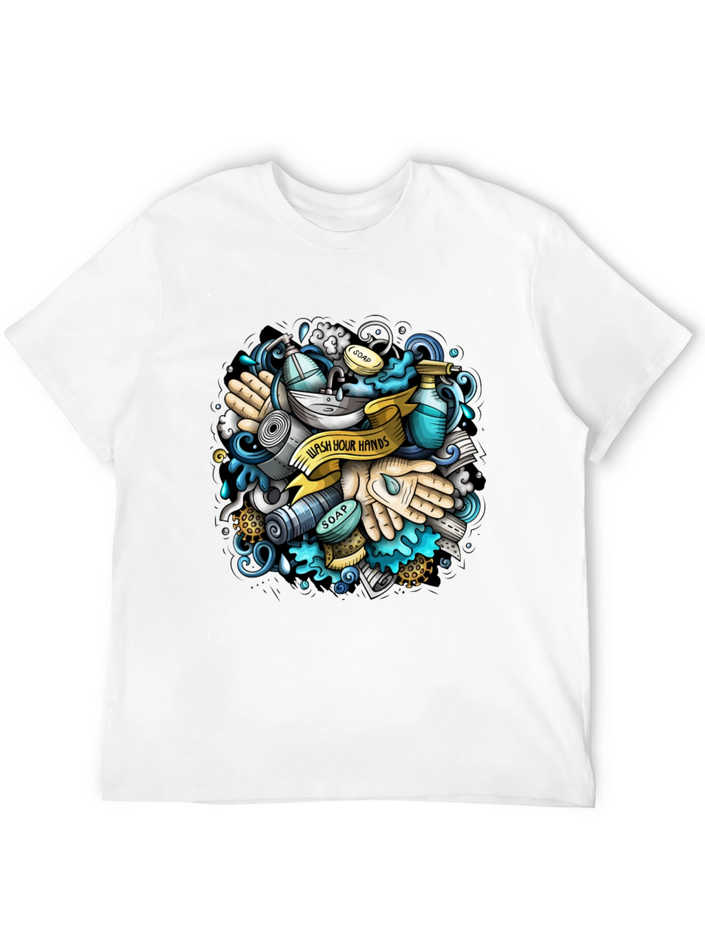 Wash Your Hands Graphic T-Shirt