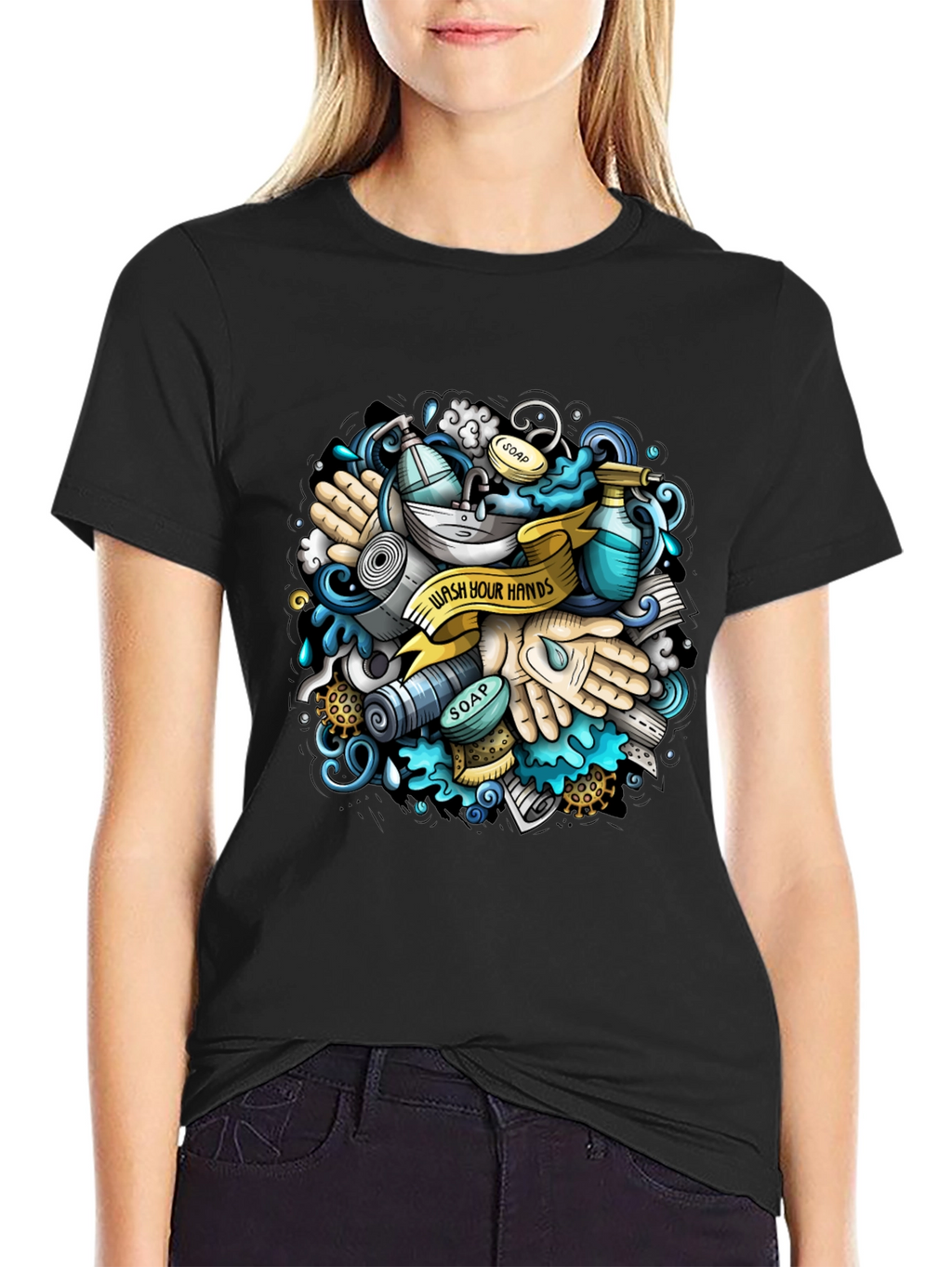 Wash Your Hands Graphic T-Shirt