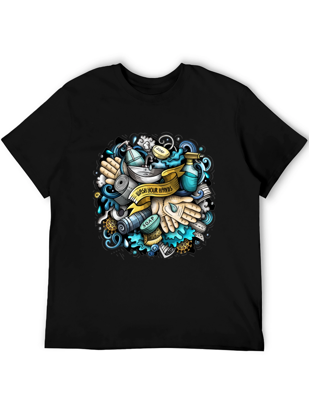 Wash Your Hands Graphic T-Shirt