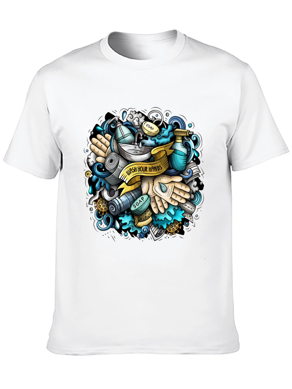Wash Your Hands Graphic T-Shirt