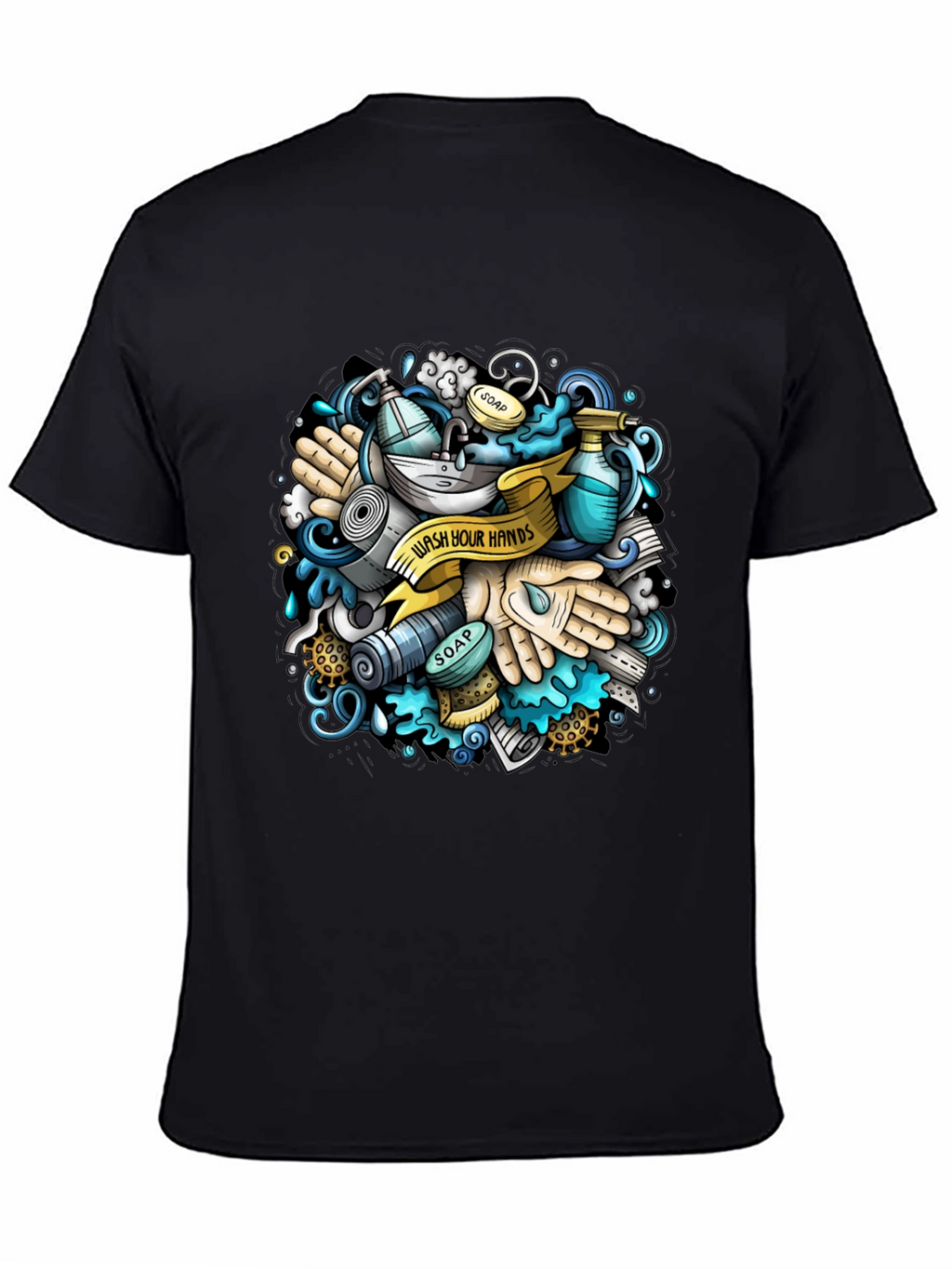 Wash Your Hands Graphic T-Shirt