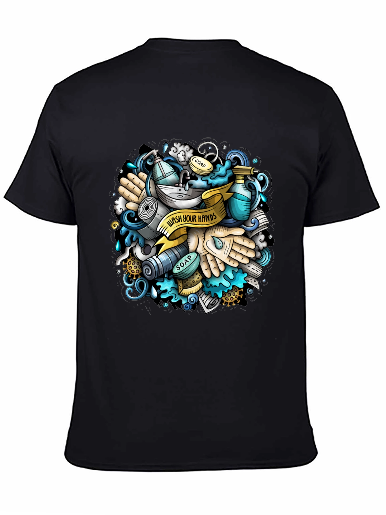 Wash Your Hands Graphic T-Shirt