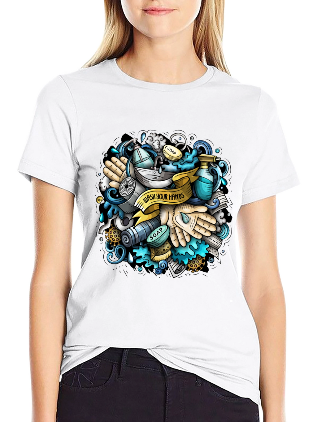 Wash Your Hands Graphic T-Shirt