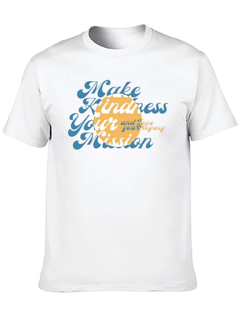 Kindness Mission Black Graphic Tee