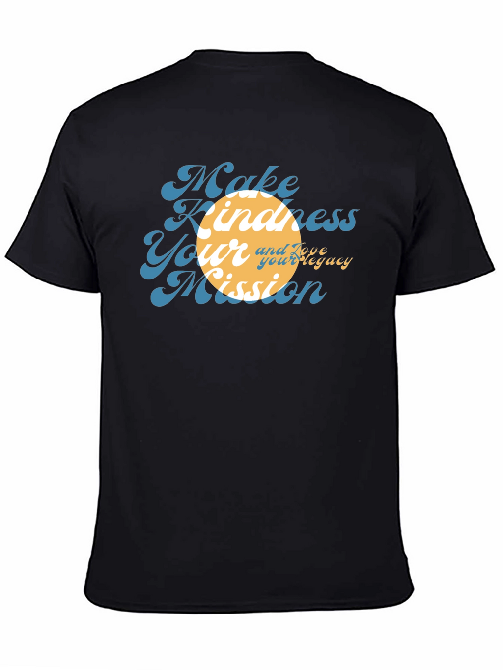 Kindness Mission Black Graphic Tee