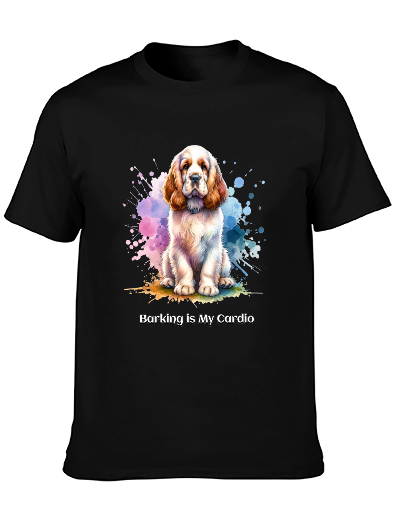 Dog Lover T-Shirt: Barking is My Cardio