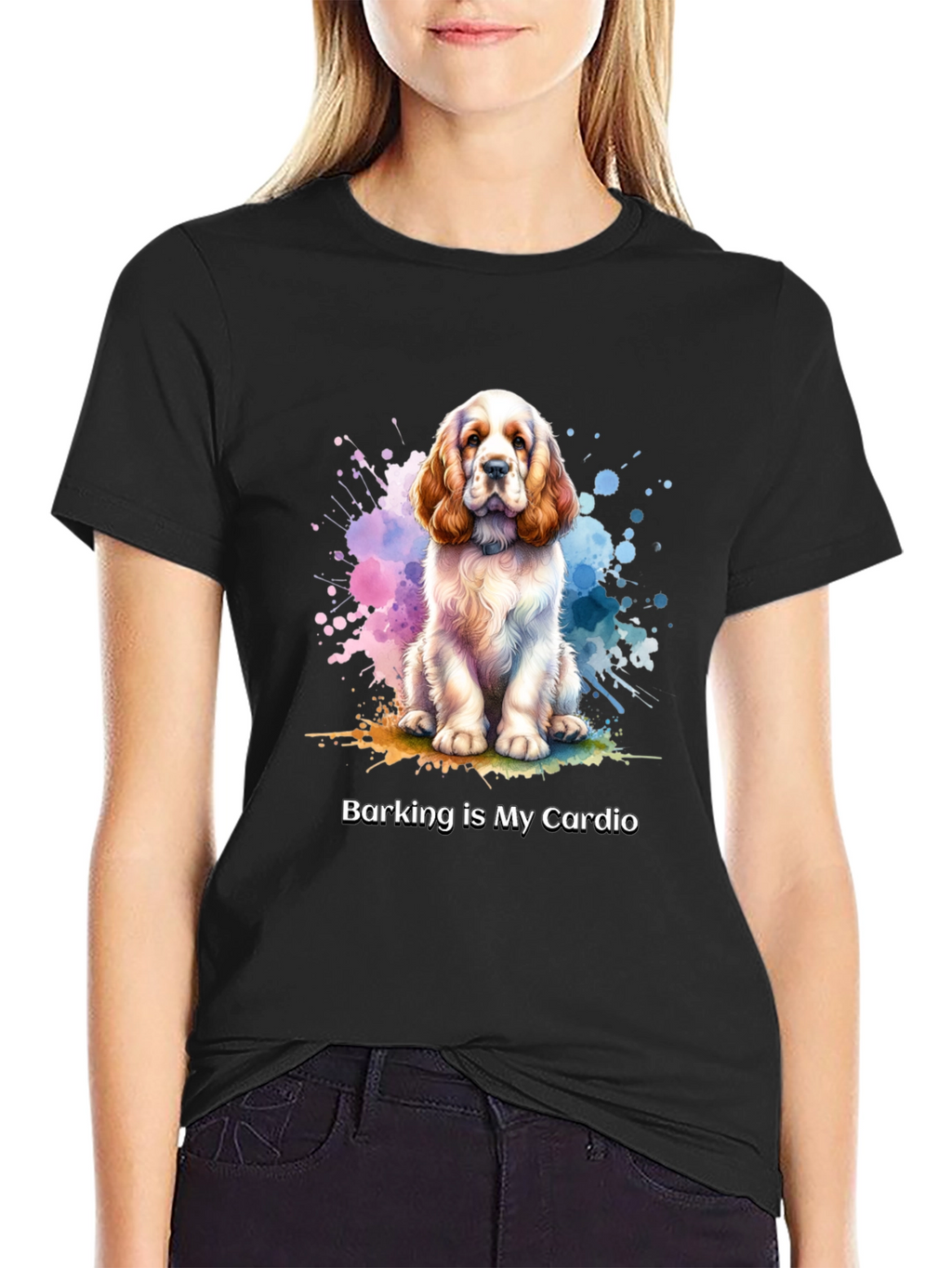 Dog Lover T-Shirt: Barking is My Cardio