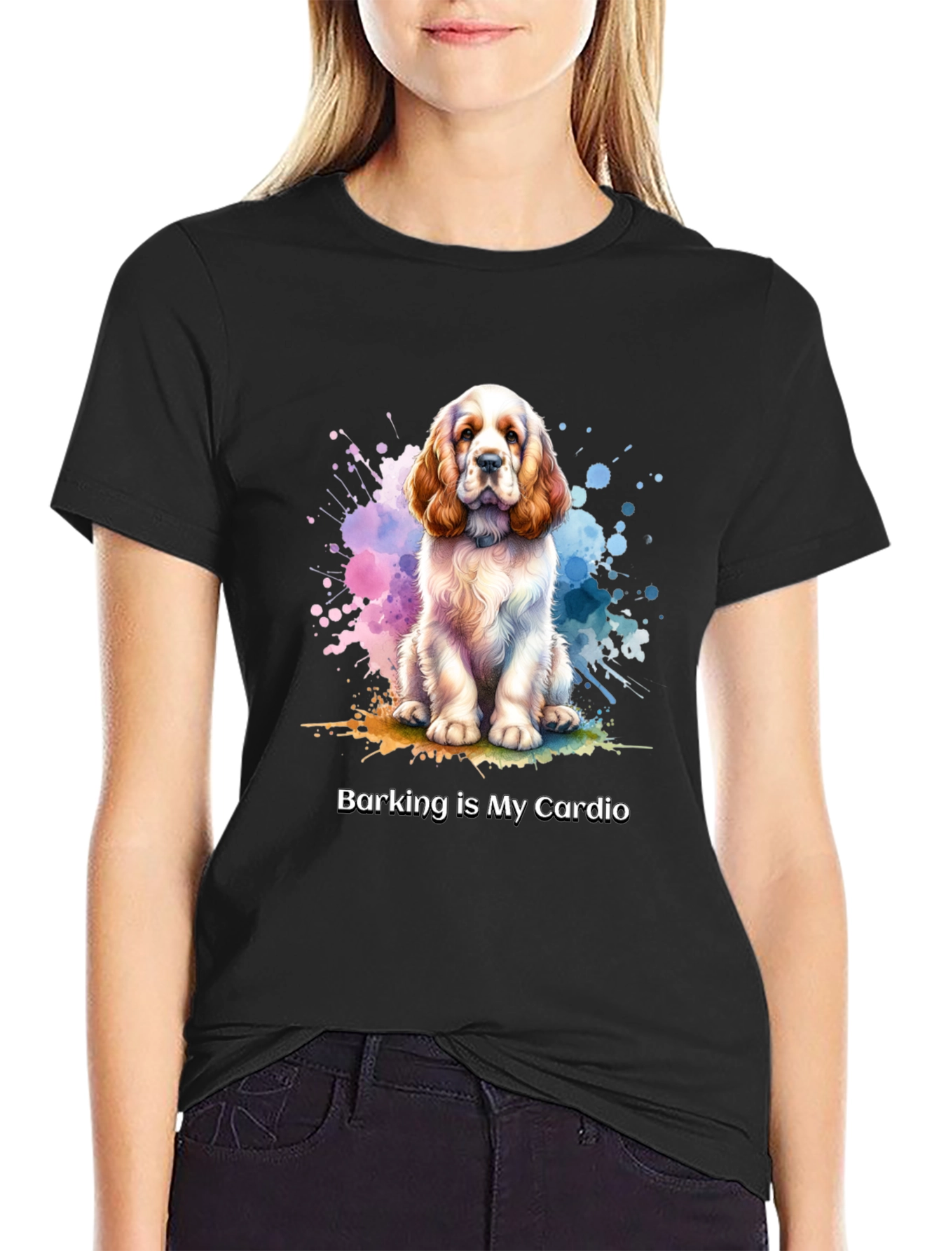 Dog Lover T-Shirt: Barking is My Cardio