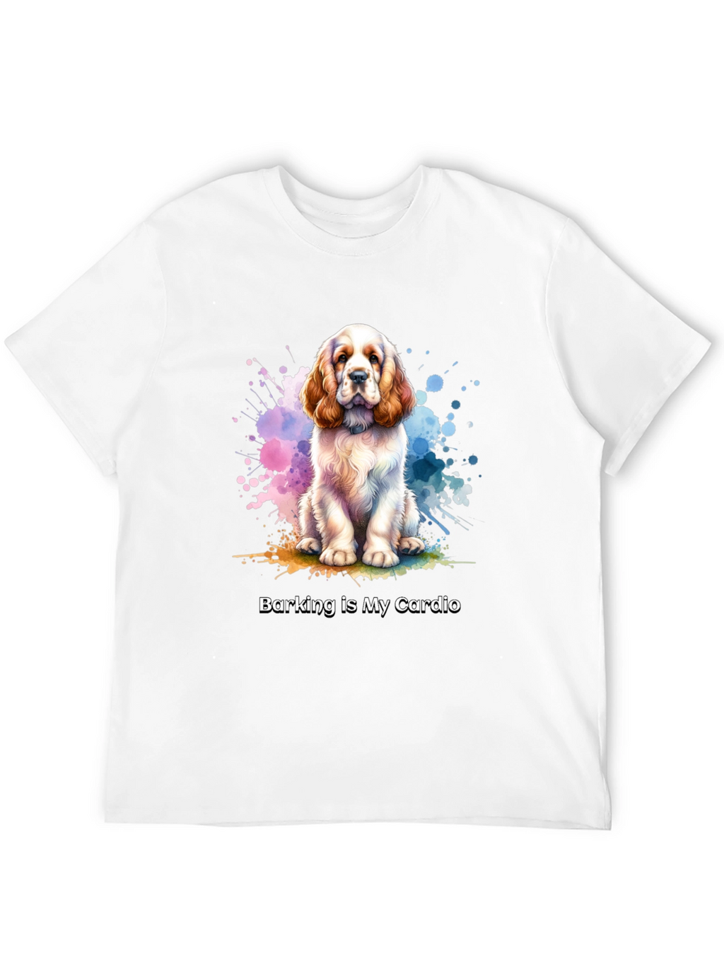 Dog Lover T-Shirt: Barking is My Cardio