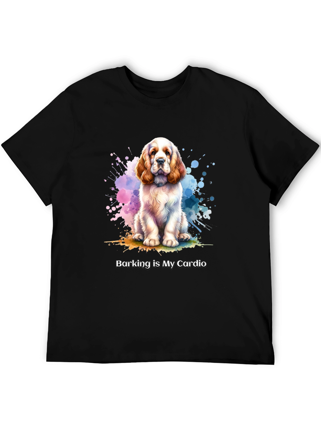 Dog Lover T-Shirt: Barking is My Cardio