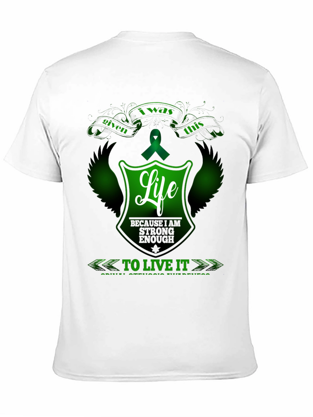 Spinal Stenosis Awareness Graphic T-Shirt