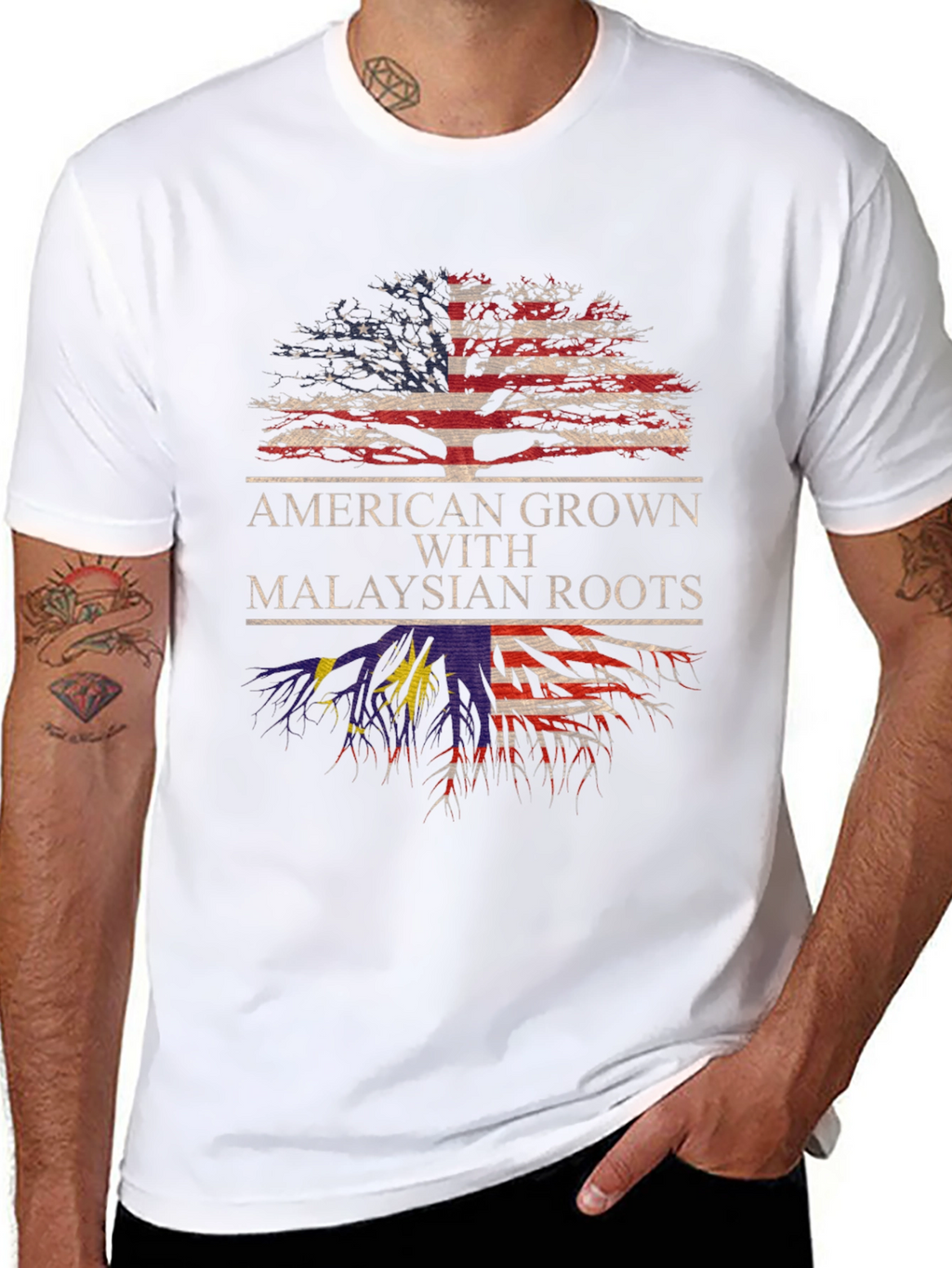 American Grown with Malaysian Roots T-Shirt