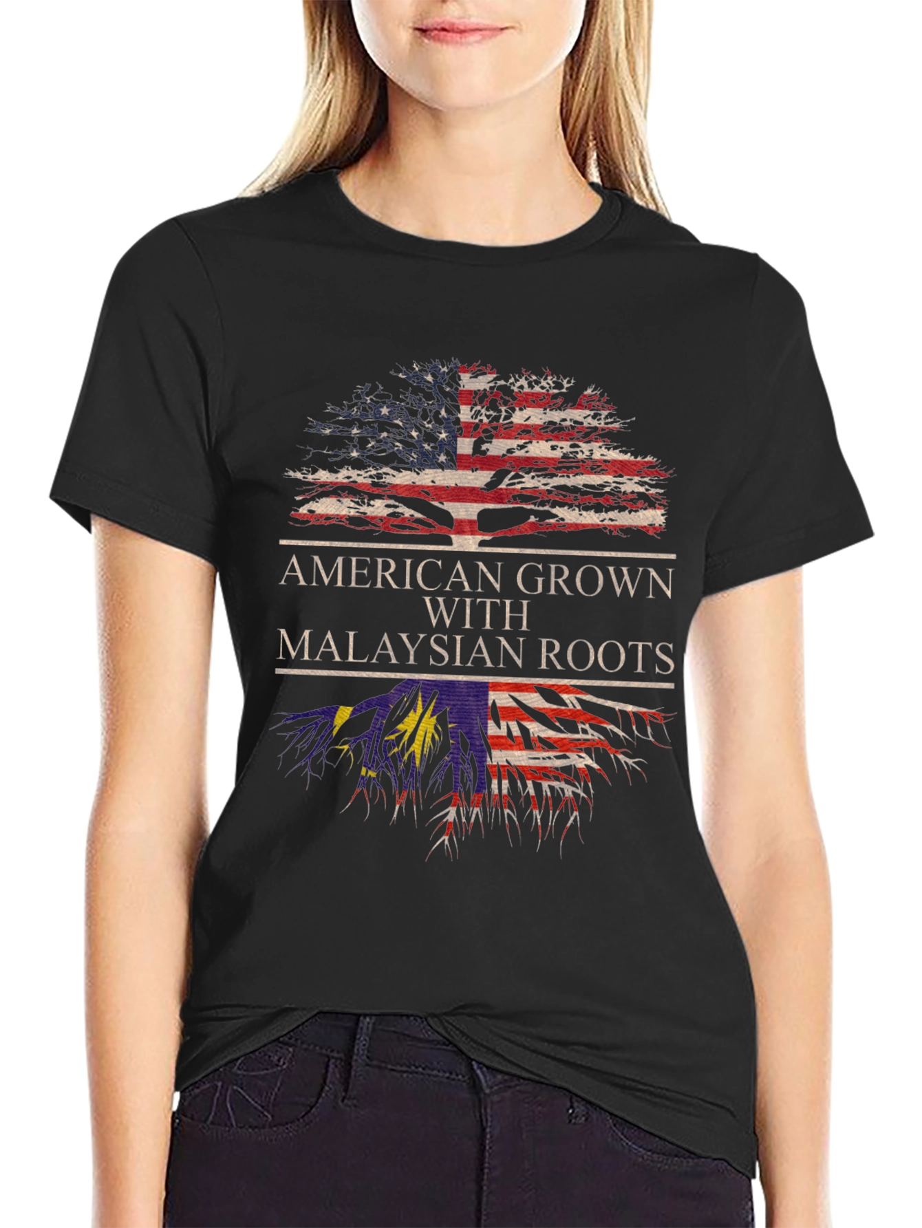 American Grown with Malaysian Roots T-Shirt