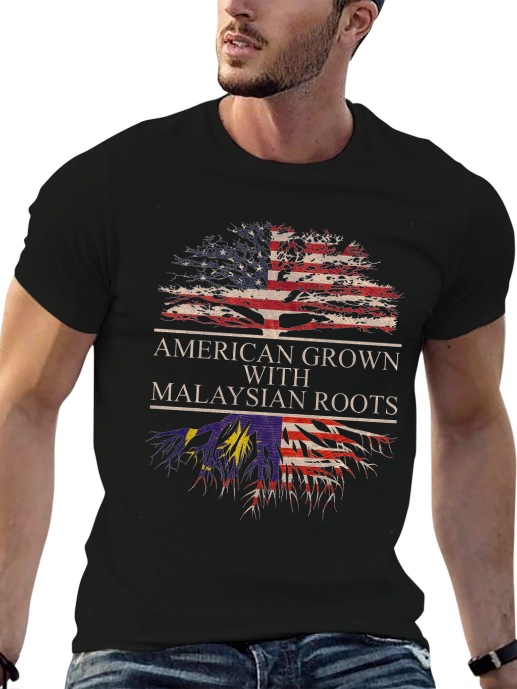 American Grown with Malaysian Roots T-Shirt