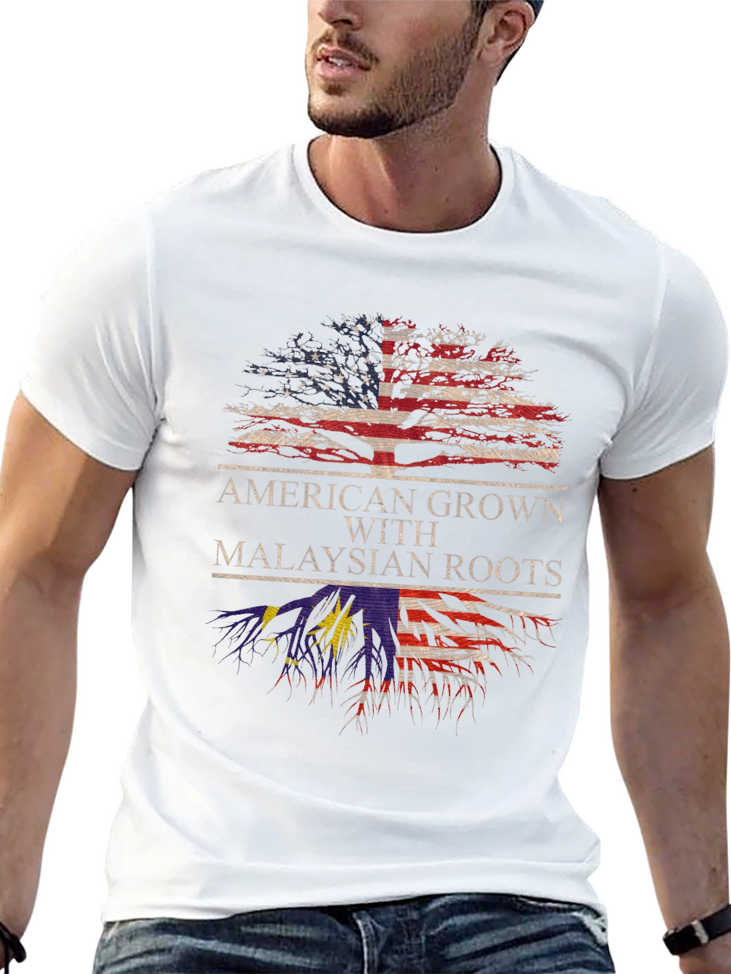 American Grown with Malaysian Roots T-Shirt