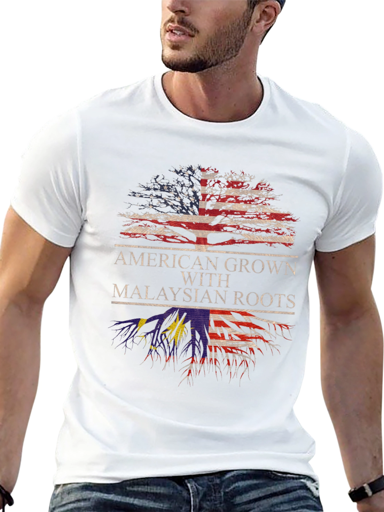 American Grown with Malaysian Roots T-Shirt