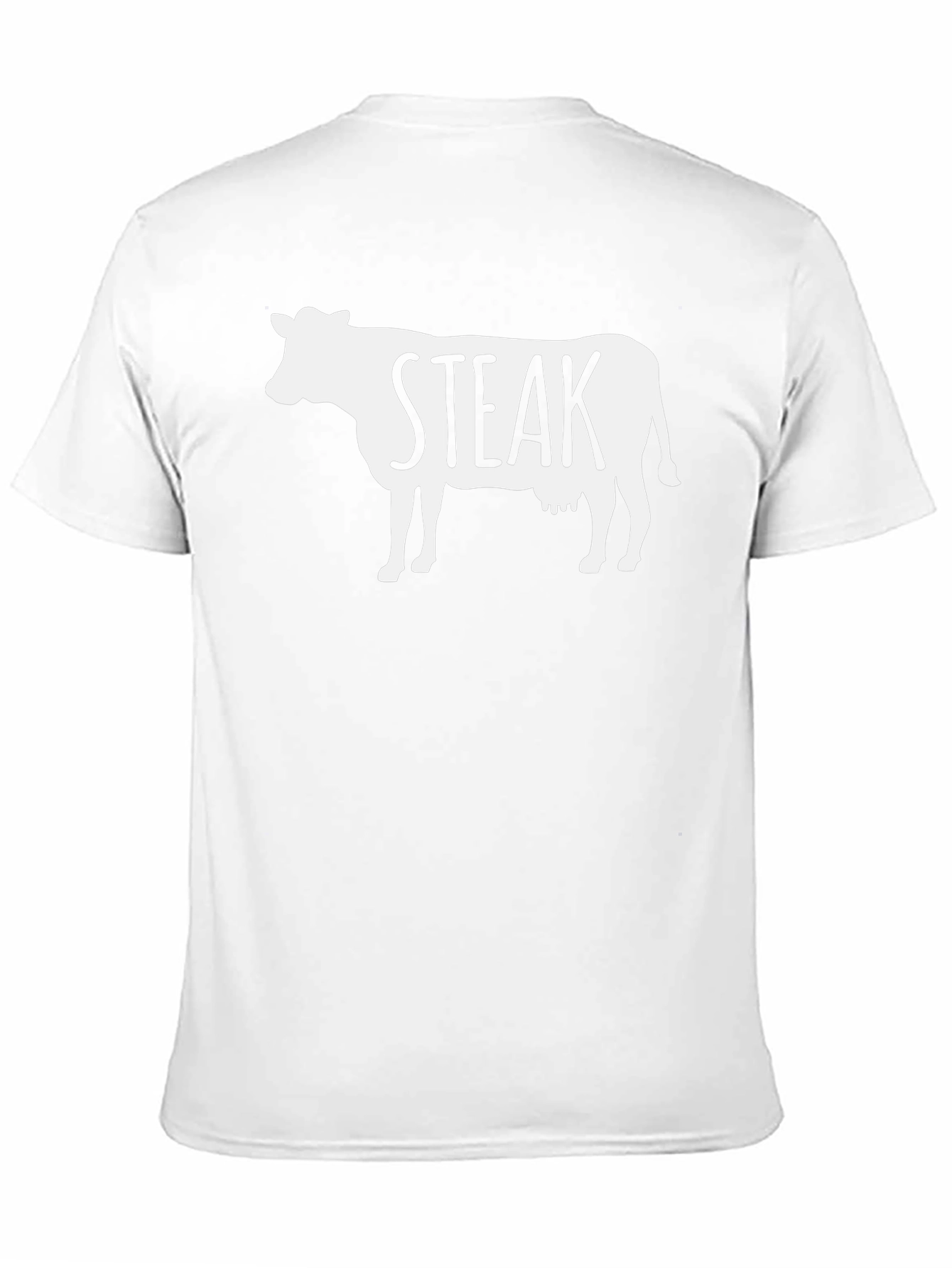 Steak Cow Graphic T-Shirt - Funny Meat Lover Tee